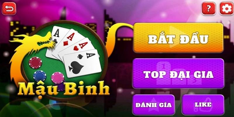 Sơ lược các thông tin về game bài mậu binh dễ hiểu