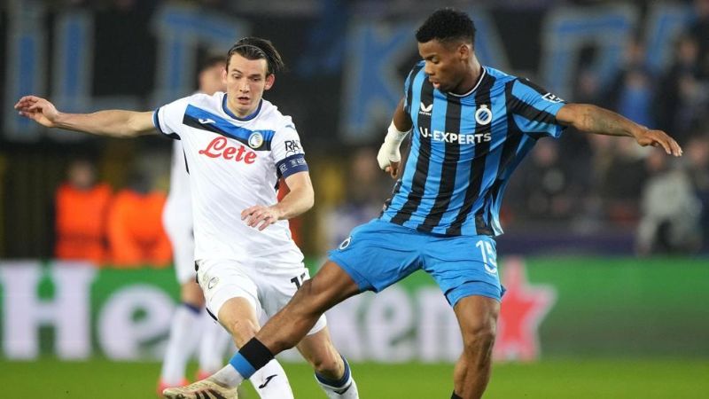 Phong độ gần đây của hai đội bóng Club Brugge vs Atalanta