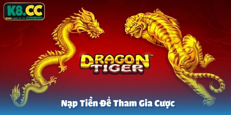 Hội viên K8CC cần nạp tiền để tham gia cược