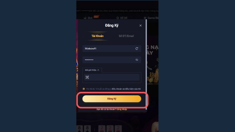 Bước 4: Đọc kỹ và xác nhận